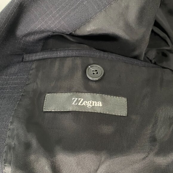 Z Zegna 'Drop 8' Two-Button Wool Blazer Size 52-R - Picture 5 of 10